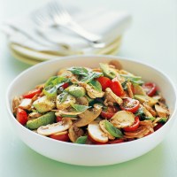 Mushroom, Tomato and Avocado Salad